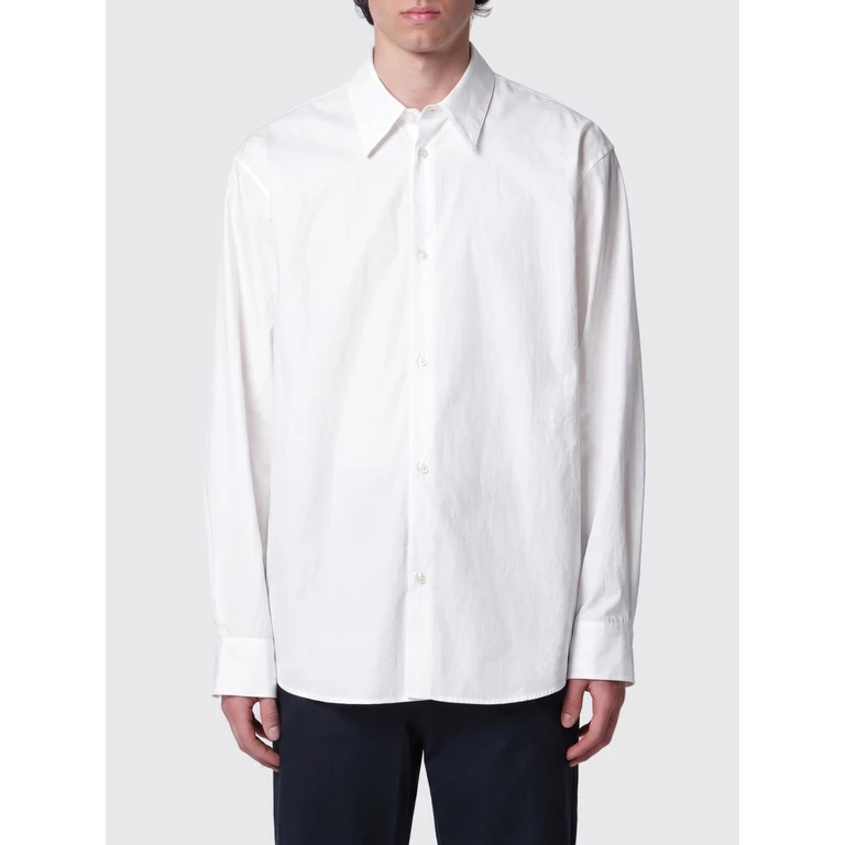 Relaxed Fit Shirt in Cotton Poplin with Pointed Collar (VIEWSNMO1126OW)