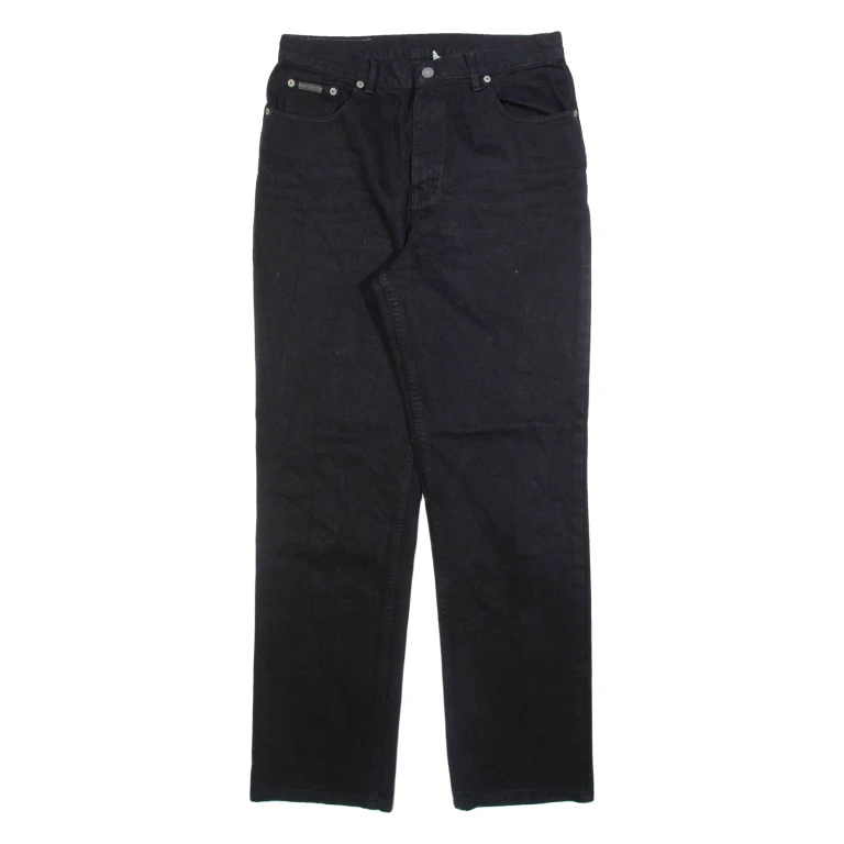 CALVIN KLEIN JEANS Womens Jeans Black Regular Straight W30 L31