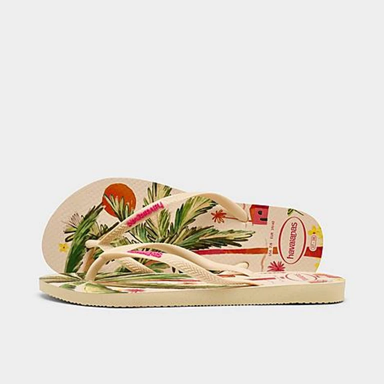 Havaianas Women's Slim Summer Bliss Flip-Flop Sandals in Buttercream Size: 6