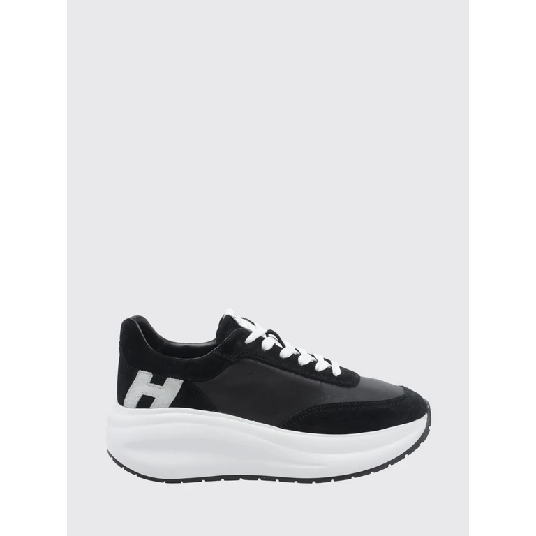 Schwarze Wildleder-Sneaker