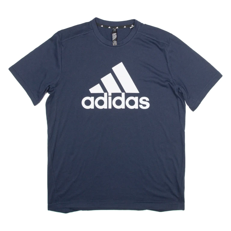 ADIDAS Mens T-Shirt Blue M