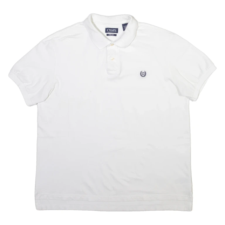 CHAPS Mens Polo Shirt White XL