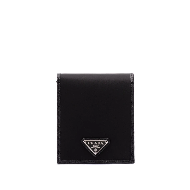 Prada Logo Plaque Wallet