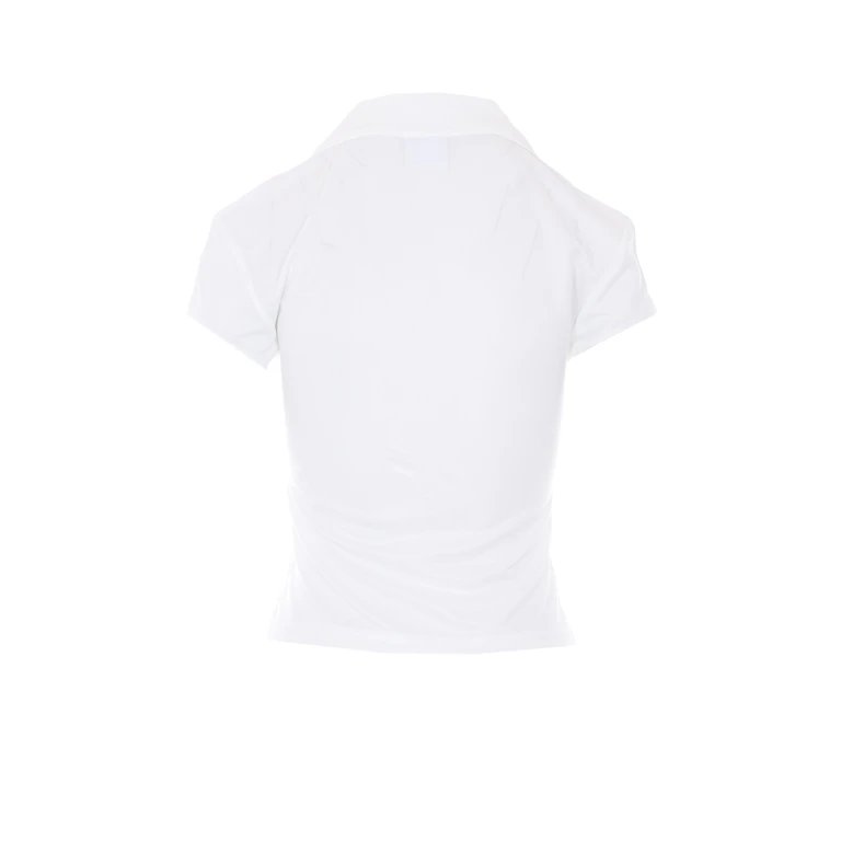 Courreges T-shirts and Polos White Polyester - Women