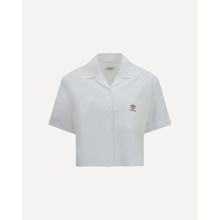 Cropped cotton poplin Shirt Female 40