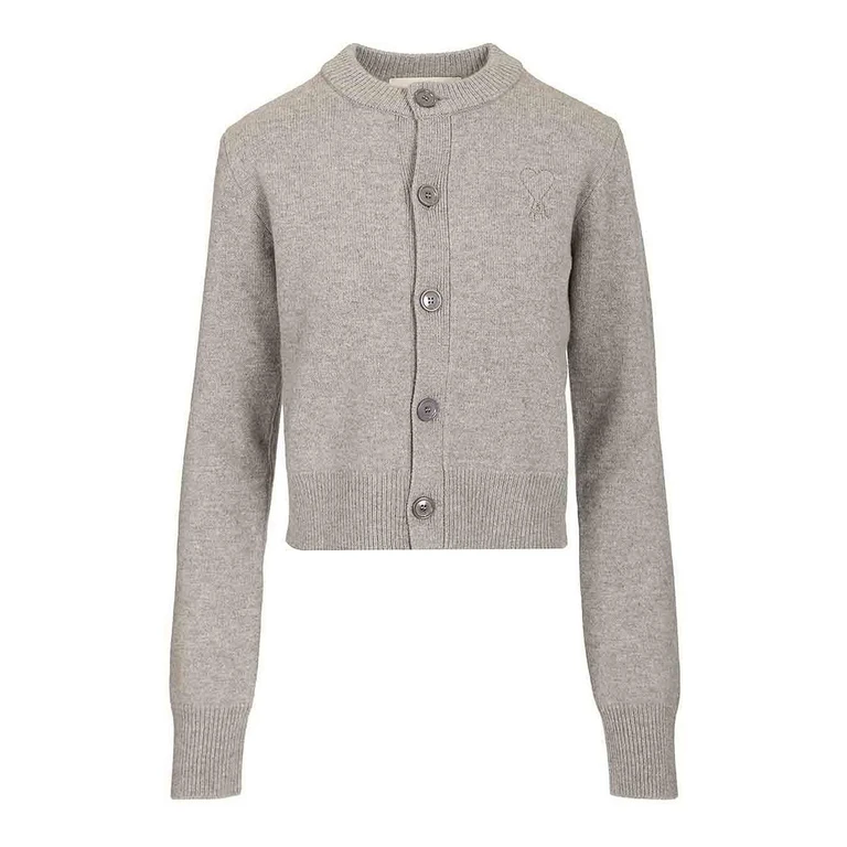 Ami Paris Cardigan - Gris (E25FKC171KN0071050E25)