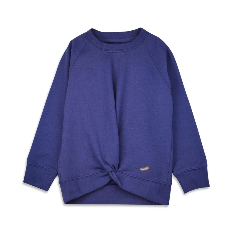 Draped Knot Sweatshirt - 6-7