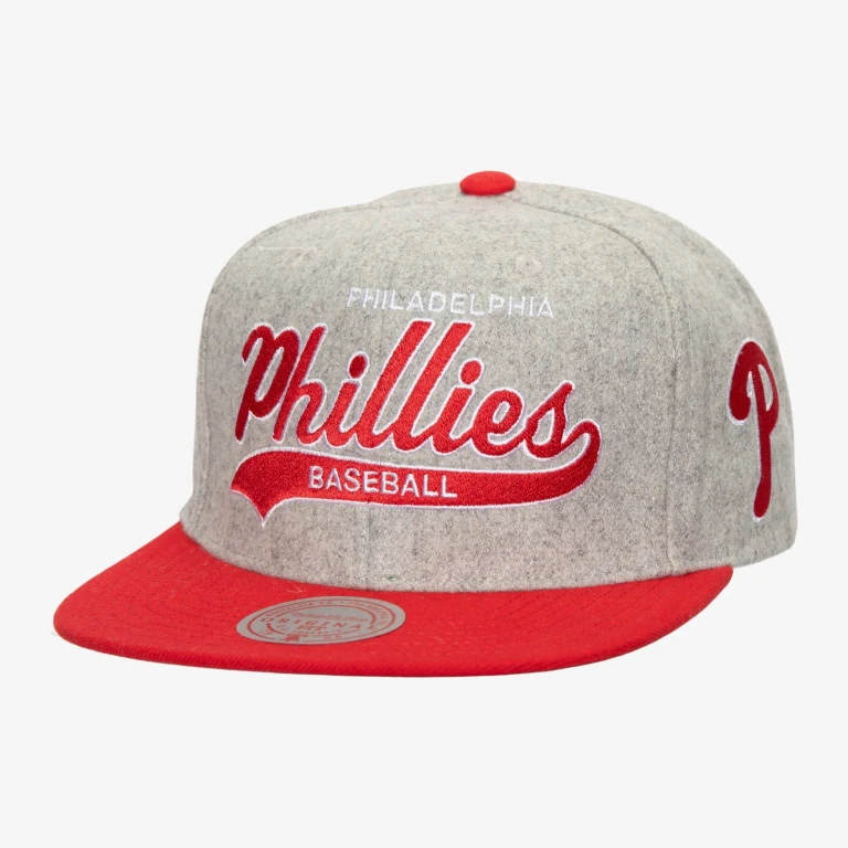 Men's MLB Tailsweep 2.0 Melton Snapback Phillies Snapback Caps
