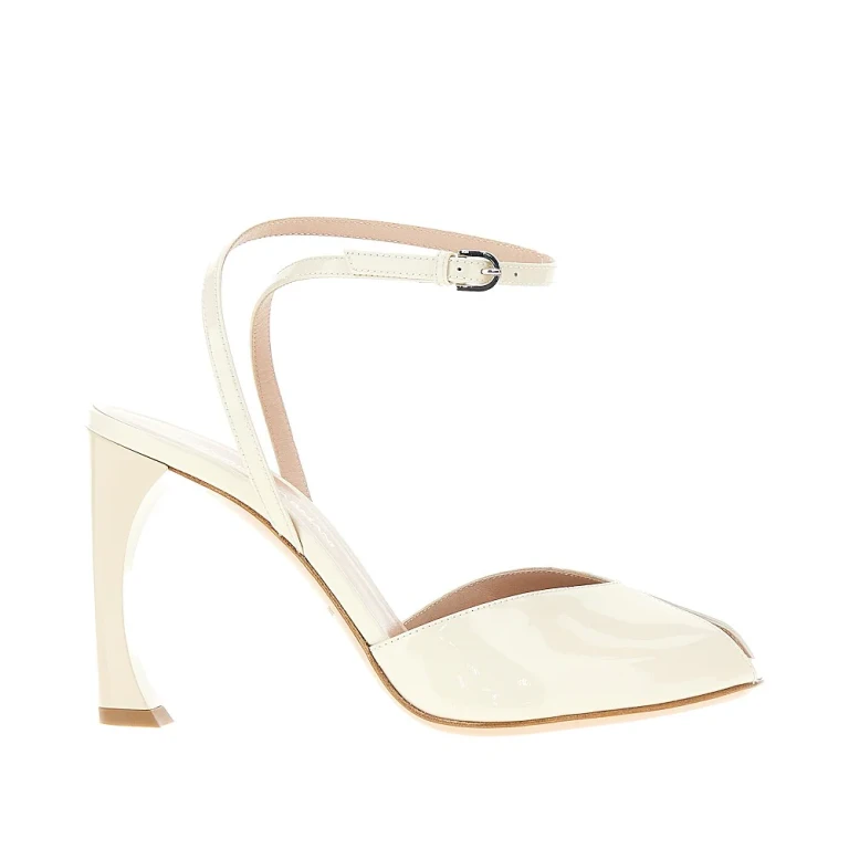 Patent leather open-toe sandals Woman 39