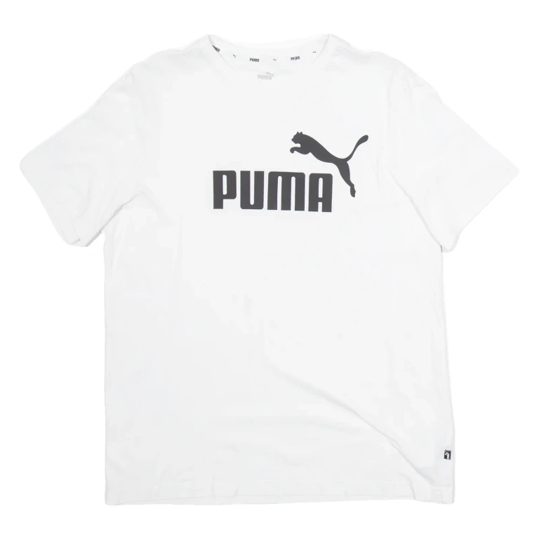 PUMA Mens T-Shirt White L