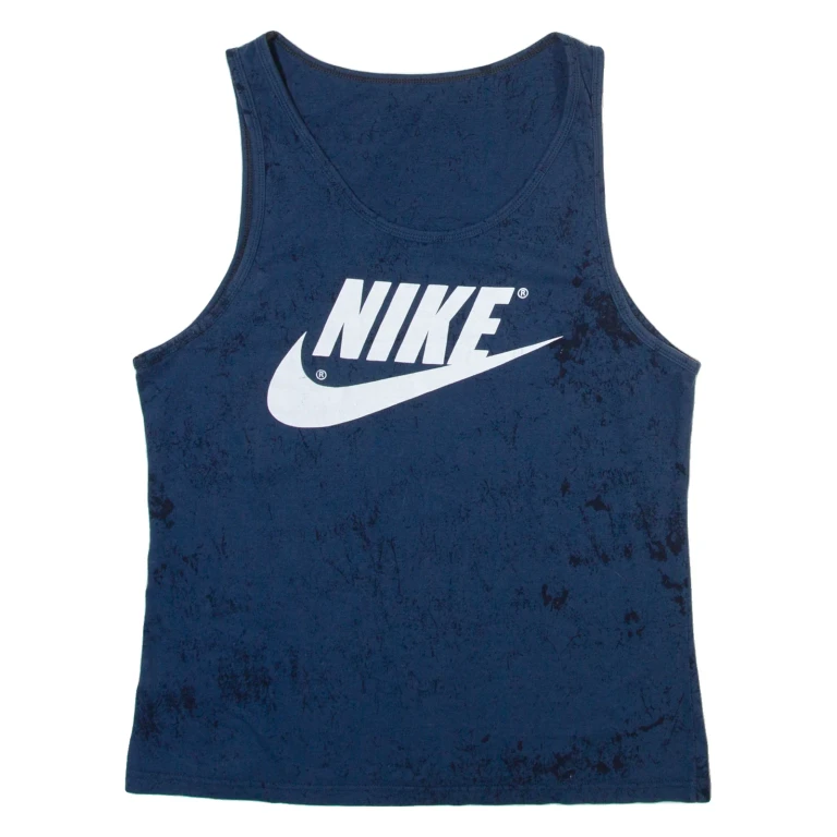 NIKE Womens Vest Blue Sleeveless M