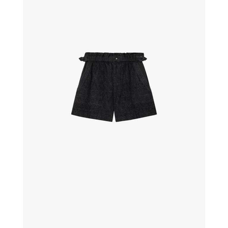 Short Kisha - Femme - Noir Délavé - Taille34 - Marant Étoile
