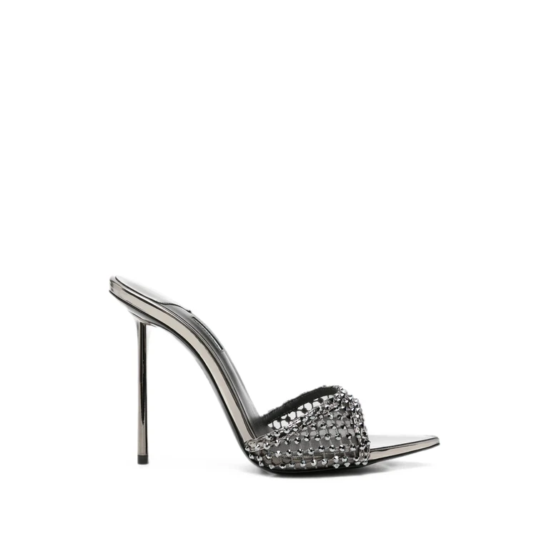 Gilda Crystal-embellished Pointed-toe Heeled Sandals