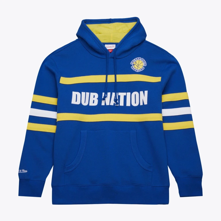 Men's NBA Head Coach Hoodie Vintage Logo Warriors