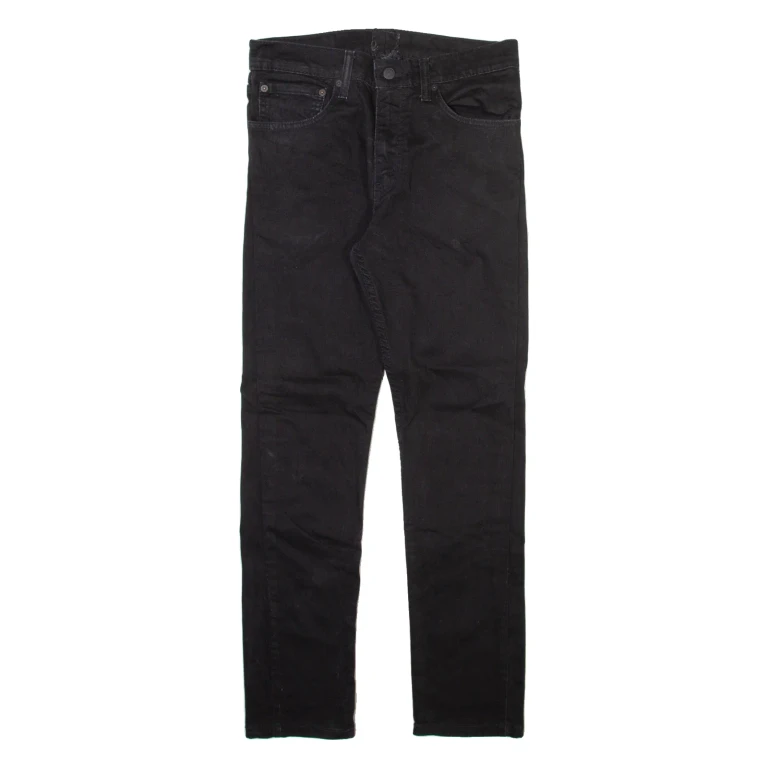 LEVI'S 512 Jeans Mens Black Slim Tapered W29 L28