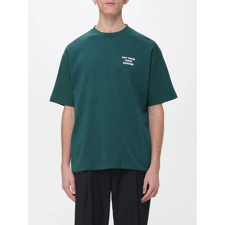 DRÔLE DE MONSIEUR T-Shirt Men color Green (PERMTS203CO002DARKGREEN)
