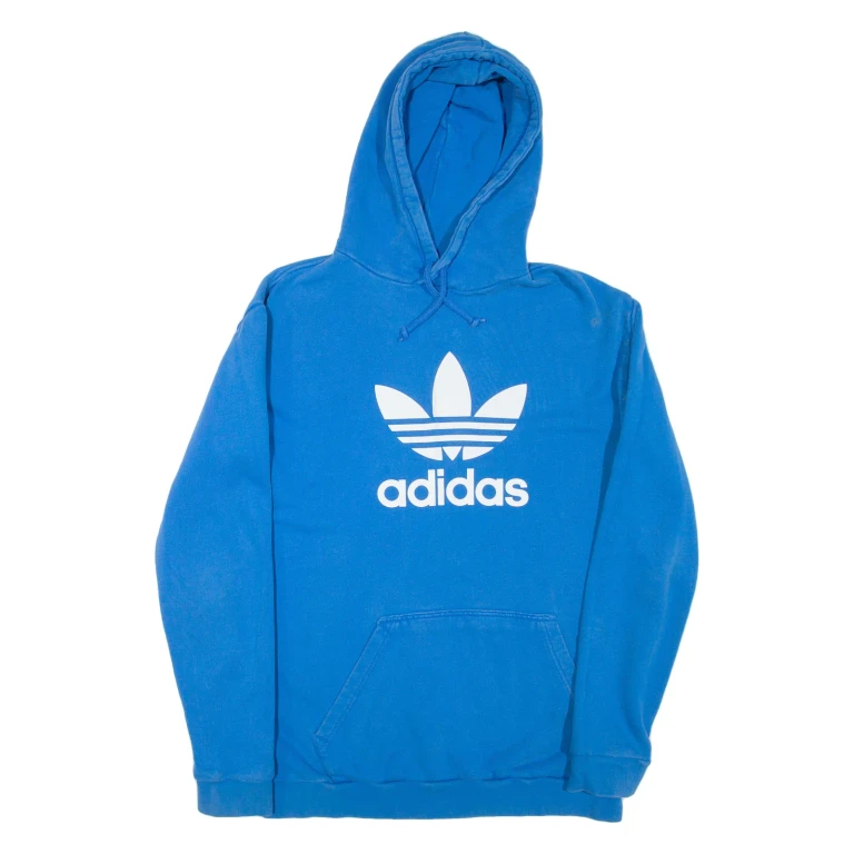 ADIDAS Mens Blue Hoodie M