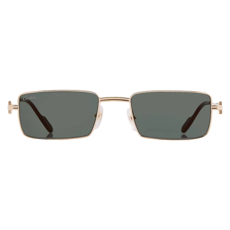 Cartier Green Rectangular Ladies Sunglasses CT0501S 007 54