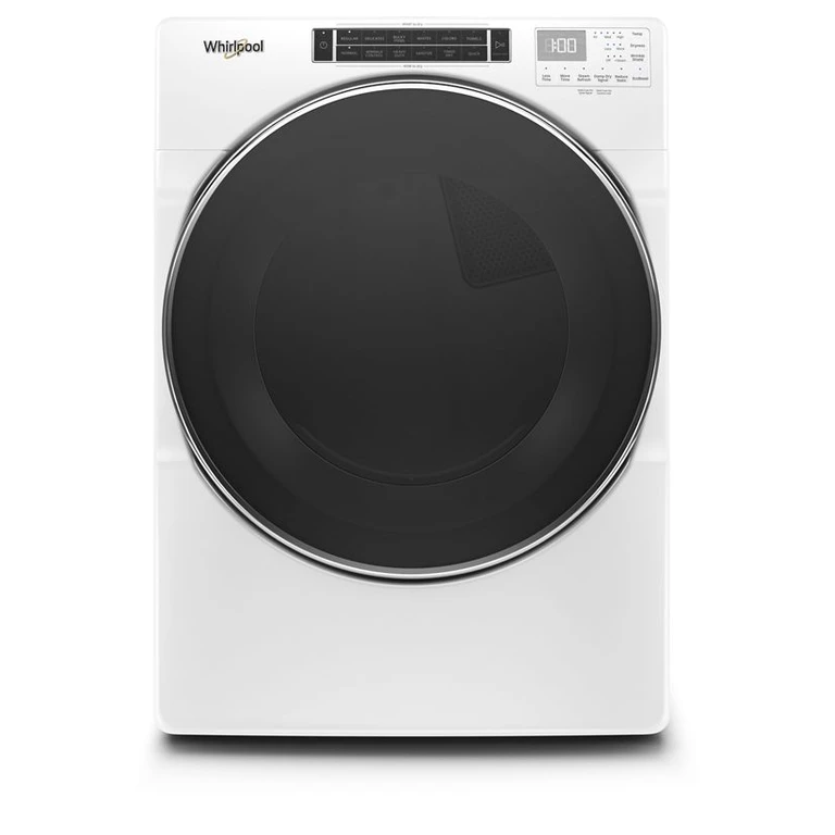 Front Load Electric Dryer with Steam Cycles in White 7.4 cu. ft. WED8620HW