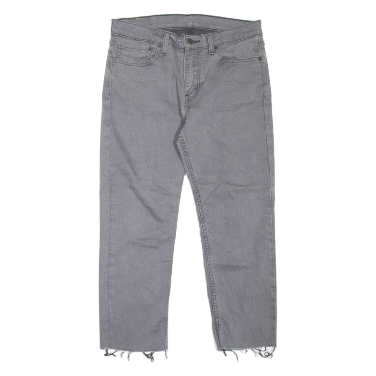 LEVI'S 511 Jeans Mens Grey Slim Straight W32 L24