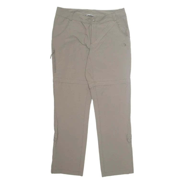 THE NORTH FACE Outdoor Womens Trousers Green Loose Straight Nylon W36 L31