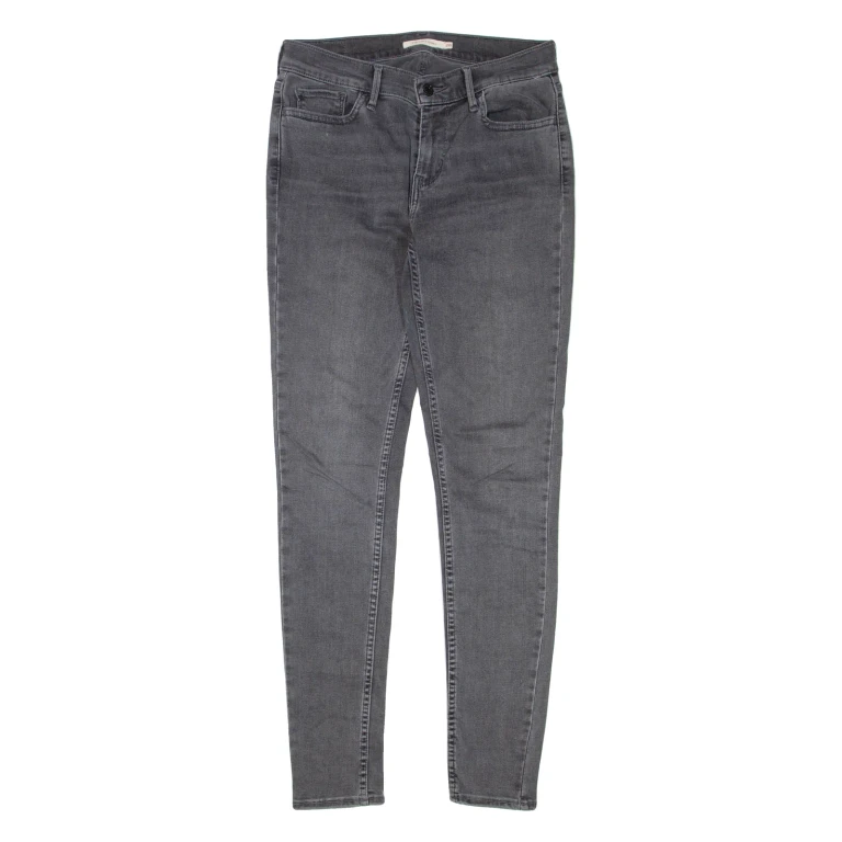LEVI'S 710 Womens Jeans Grey Regular Skinny W28 L30