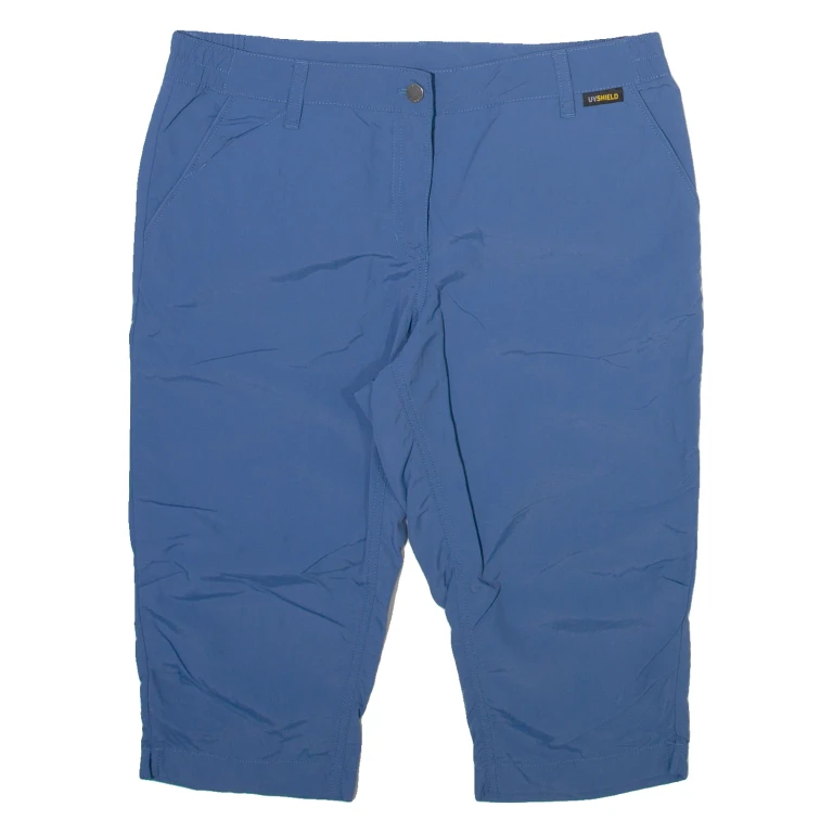JACK WOLFSKIN Womens Casual Shorts Blue Slim L W34