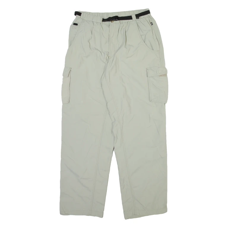 COLUMBIA Cargo Mens Trousers Beige Relaxed Straight W30 L31