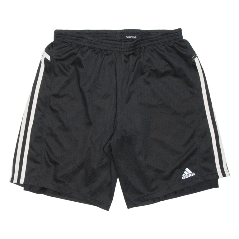 ADIDAS Mens Sports Shorts Black L W30