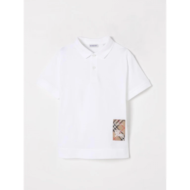 BURBERRY Polo Shirt Kids color White (8105080A1464)