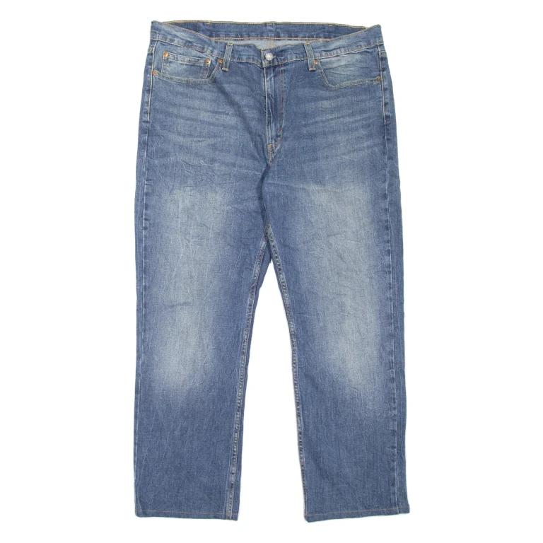 LEVI'S 514 Jeans Mens Blue Slim Straight Stone Wash W38 L28