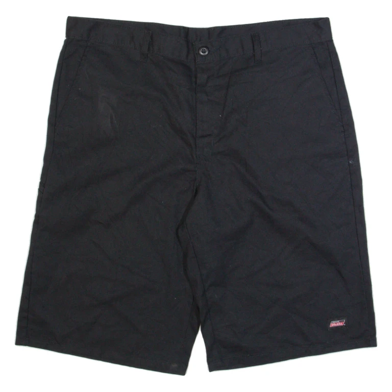 DICKIES Mens Workwear Shorts Black XL W38