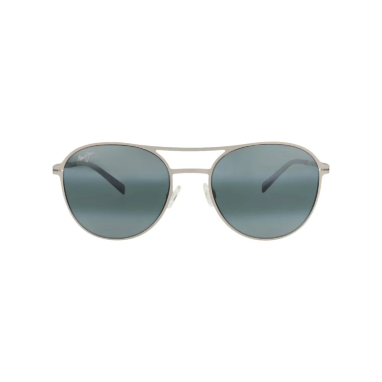 Round-Frame Metal Sunglasses