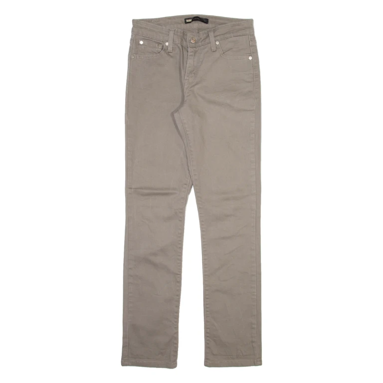 LEVI'S Womens Trousers Grey Slim Skinny W27 L32