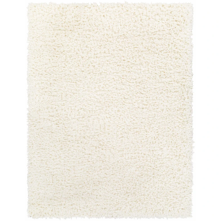 Siari Solid Cream Plush Rug