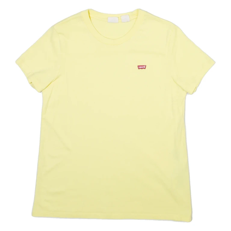 LEVI'S Mens T-Shirt Yellow S