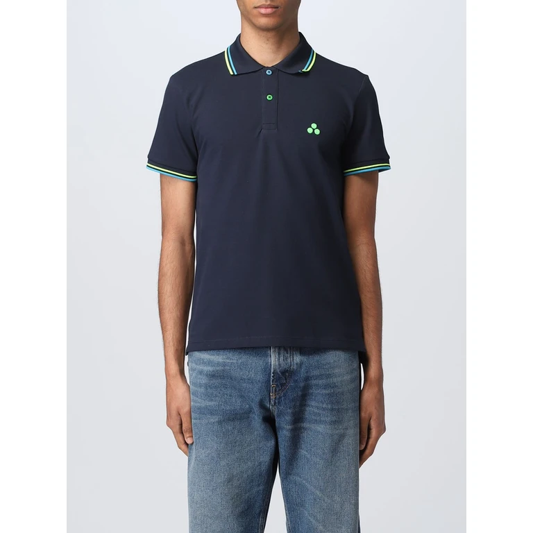 Polo Shirt Men color Blue (PEU478299011991215)
