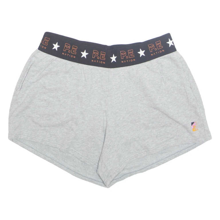 P.E HM Womens Sports Shorts Grey XS W26