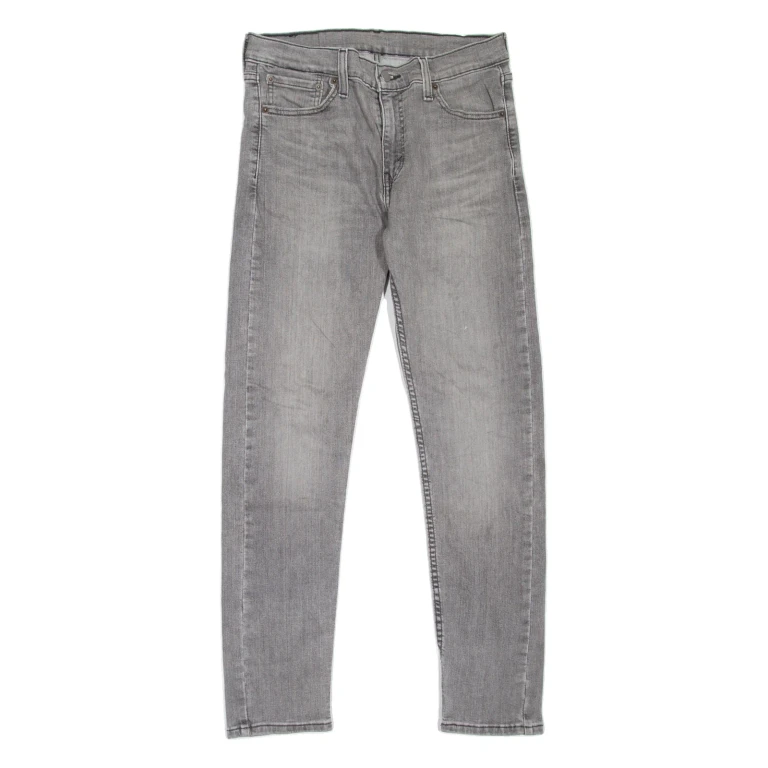 LEVI'S 510 Jeans Mens Grey Slim Skinny Stone Wash W30 L30