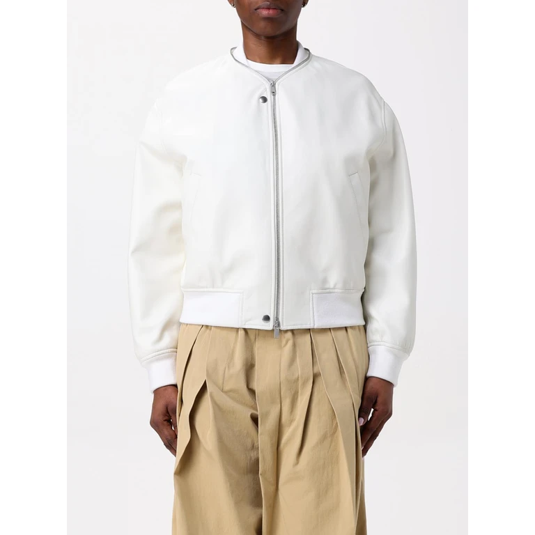 Blouson bomber en cuir