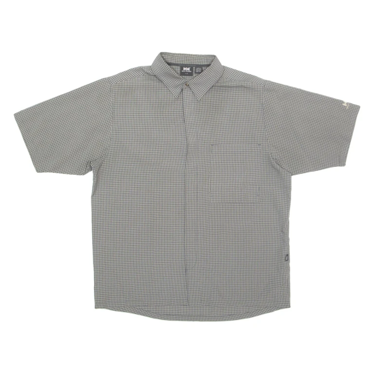 HELLY HANSEN Mens Shirt Grey Check L