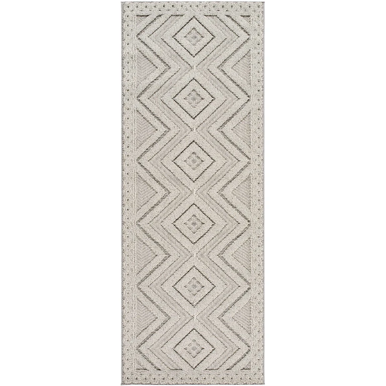 Aimee Natural Gray Outdoor Area Rug - Clearance