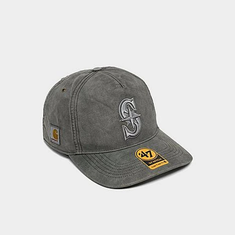 '47 x Carhartt Seattle Mariners MLB HITCH Snapback Hat in Shadow