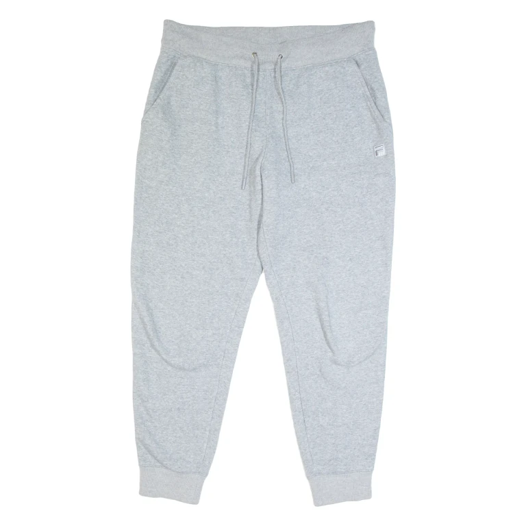 FILA Womens Joggers Grey Tapered L W34 L26