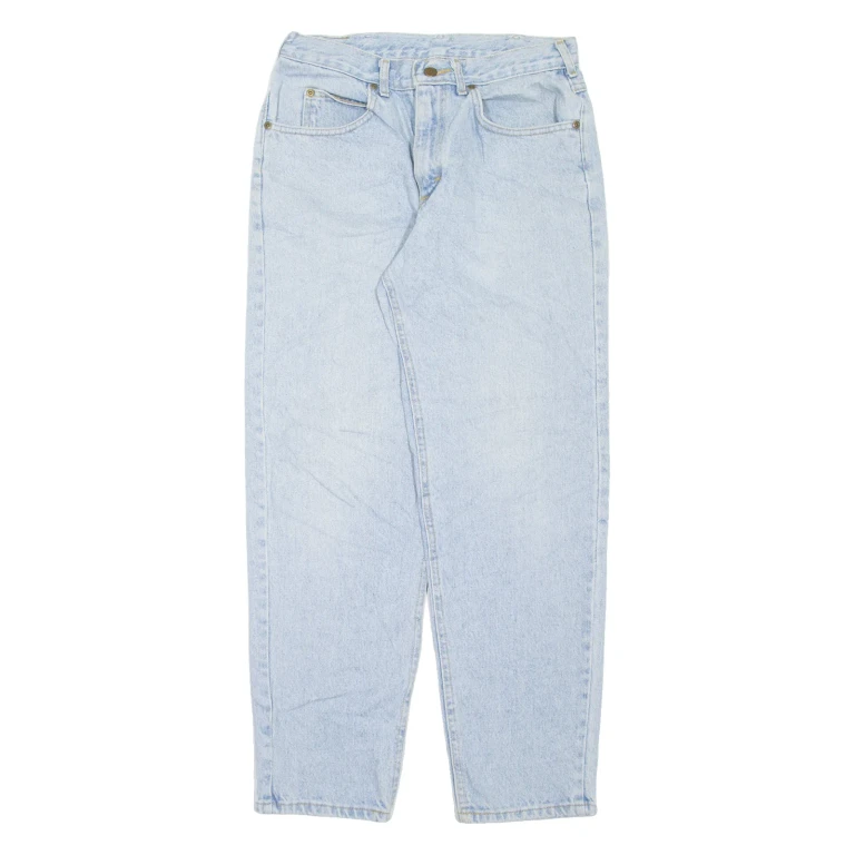 LEE Womens Jeans Blue Relaxed Tapered W29 L30