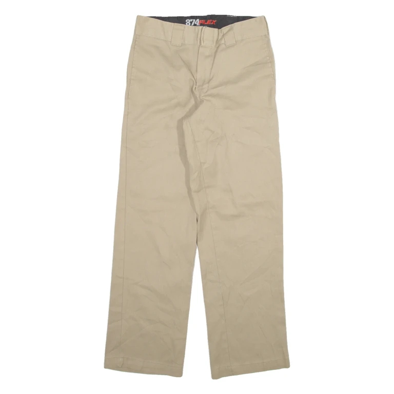 DICKIES 874 Workwear Mens Trousers Beige Regular Straight W29 L30