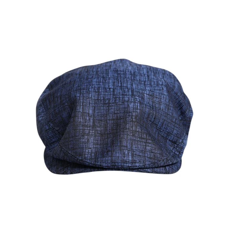 Dolce & Gabbana Blue Cotton Stretch Newsboy Hat Elastane - Men