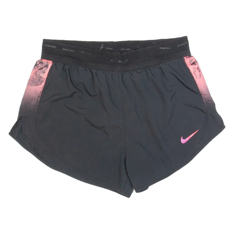 NIKE Womens Sports Shorts Black Relaxed S W28