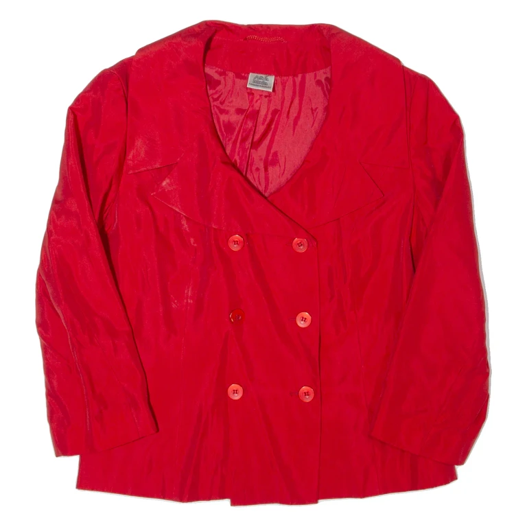 ALBA MODA Womens Blazer Jacket Red 90s UK 12