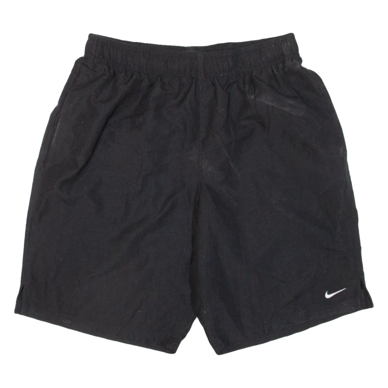 NIKE Mens Sports Shorts Black Relaxed M W28